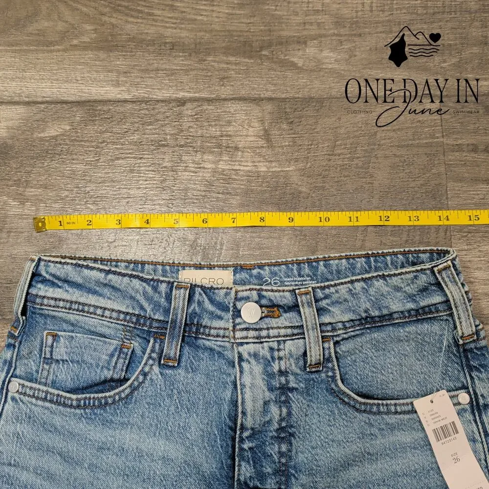 Pilcro Baggy Crop Jeans Size 2 (26)